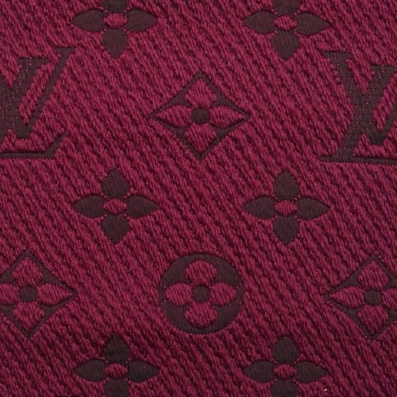 Louis Vuitton Wool and Silk Logomania Scarf - Picture 5 of 9